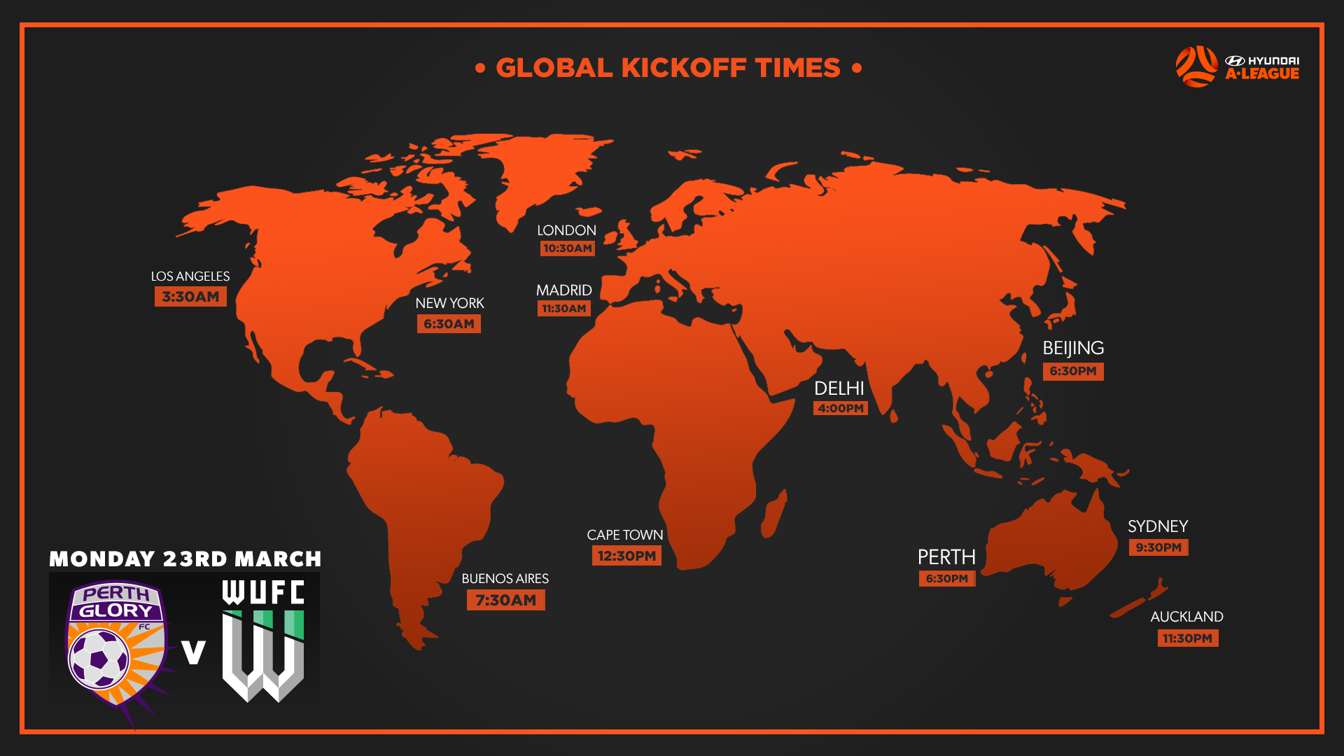 Global kick off times
