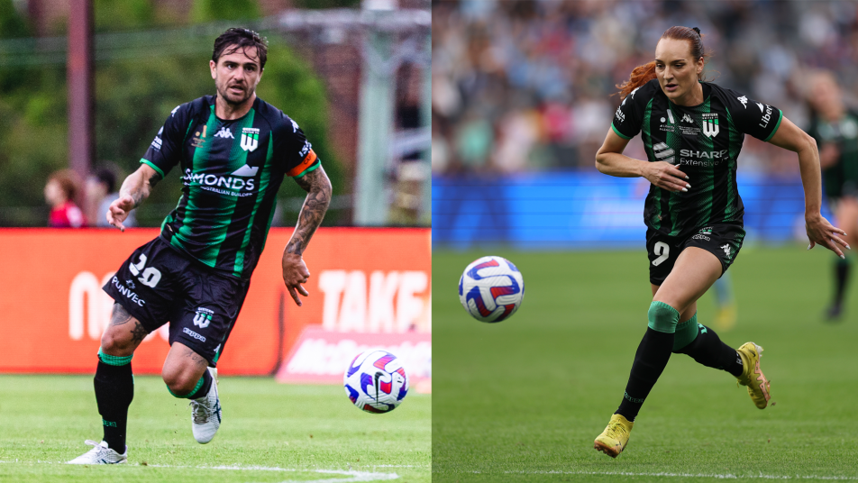 Josh Risdon and Hannah Keane Western United