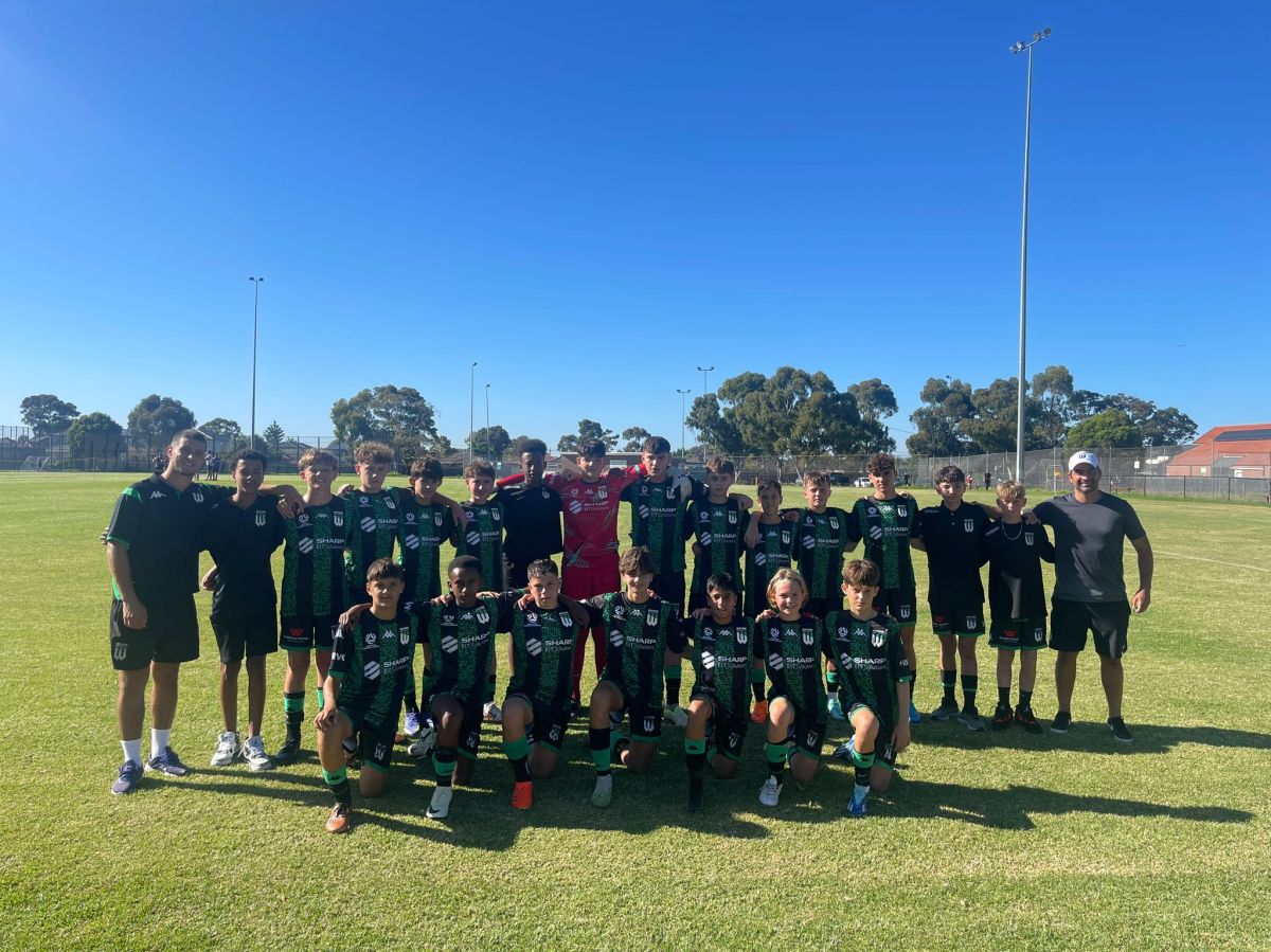 JNPL U14 team photo after an impressive 5-0 in the opening round of the season. 