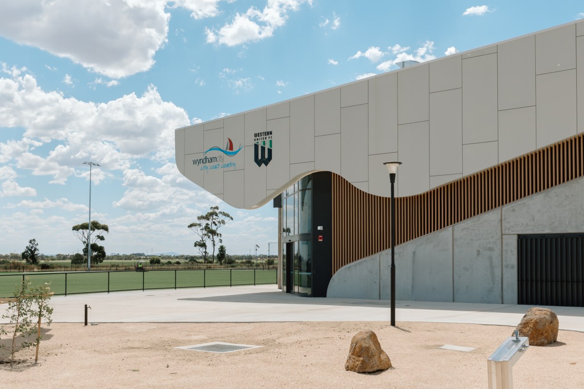 Ironbark Fields and Pavilion home of Western United Football Club 