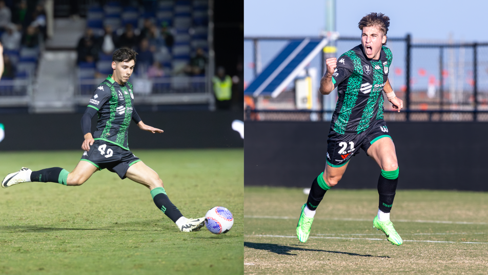 Jake Najdovski Luke Vickery Western United Young Socceroos