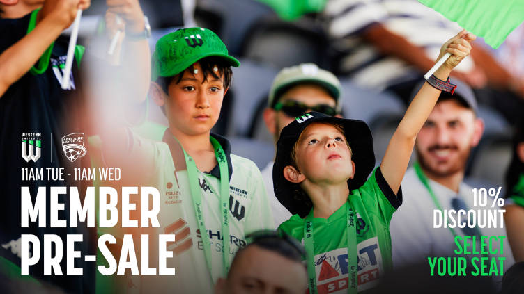 Western United fans members tickets Ironbark Fields Isuzu UTE A-League Men Finals